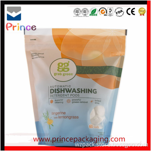 zipper pouch for mobile phone stand up plastic bag aluminum foil health food packaging